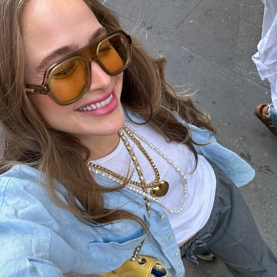 How to Style: MV's Signature Heart Necklace on a Gold Chain