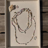 LIMITED EDITION TOURMALINE PEARL WRAP NECKLACE