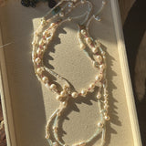 LIMITED EDITION MORGANITE PEARL WRAP NECKLACE