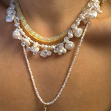 MIXED KESHI PEARL BEACH NECKLACE