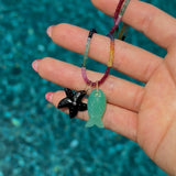 Green Chalcedony Small Fish Charm