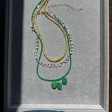 LUXE GREEN TRIO CHARM SET