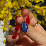 LAPIS CHARM SET: Luxe Lapis Coin Charm and Puka Shell