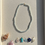 LIMITED EDITION- Pastel Mint Pearl Strand Necklace