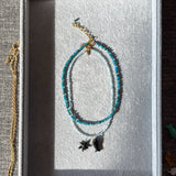 2.5 mm Aquamarine Layering Necklace