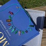 Turquoise Small Fish Charm