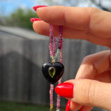 LIMITED EDITION - Black Onyx Heart Charm