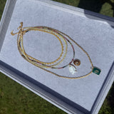 Tigers eye bubble Charm
