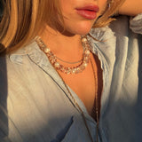 EMMA NECKLACE IN ROCK QUARTZ