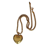 Signature Heart Necklace on Gold Chain - 24 inch