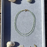 PERIDOT AND BLUE TOPAZ BRIOLETTE NECKLACE