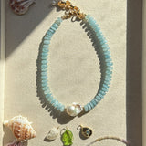Limited Edition Aquamarine Baroque Necklace