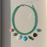 LIMITED EDITION: SATURATED SEAFOAM OPAL NECKLACE