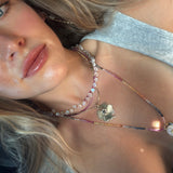 PREORDER: MOONSTONE AND SAPPHIRE BRIOLETTE NECKLACE