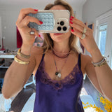 LUXE GARNET BRIOLETTE NECKLACE