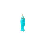Amazonite Minnow Charm for chain