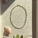 ELLE SEAFOAM COIN NECKLACE
