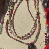 KALEIDOSCOPE MOONSTONE AND MULTI BRIOLETTE NECKLACE