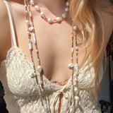 LIMITED EDITION TOURMALINE PEARL WRAP NECKLACE