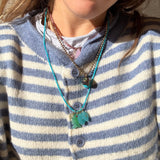 Blue Chalcy Diamond Charm