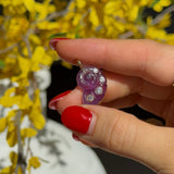 Amethyst Nautilus Shell Charm