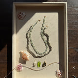 Fall Sage Green Pearl Strand Necklace