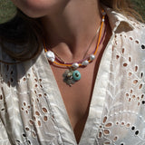 MELON PUNCH BAROQUE NECKLACE