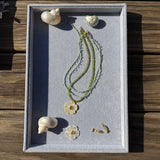 PERIDOT AND BLUE TOPAZ BRIOLETTE NECKLACE