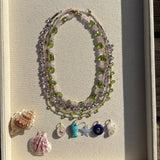 LUXE AMETHYST AND IOLITE BRIOLETTE NECKLACE