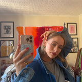 Princess emerald earring with halo