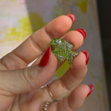Green Quartz Large Fish Charm
