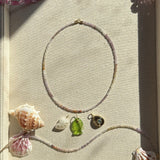 SARA DAINTY MIXED GEMSTONE NECKLACE