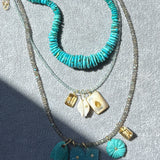 LUXE MOTHER OF PEARL TRIO CHARM SET