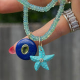 Luxe Lapis Bubble Coin Charm