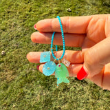 Blue Chalcy Diamond Charm