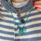 Blue Chalcy Diamond Charm