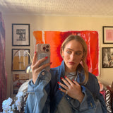 HOLIDAY LUXE HALO EARRING IN LIGHT BLUE