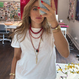 12MM Coral Beach Necklace