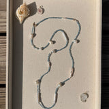 LIMITED EDITION AQUAMARINE PEARL WRAP NECKLACE