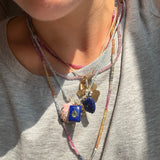 Lapis Rectangle Bubble Charm