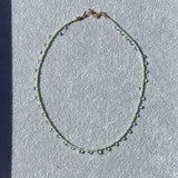 PERIDOT AND BLUE TOPAZ BRIOLETTE NECKLACE