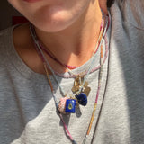 Lapis Rectangle Bubble Charm