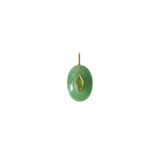 Bubble Pendant in Green Jade