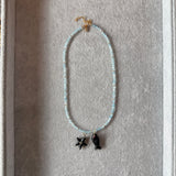 2.5 mm Aquamarine Layering Necklace