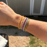 HONEY OPAL AND YELLOW SAPPHIRE BRACELET