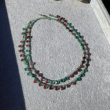 APATITE AND TOURMALINE BRIOLETTE NECKLACE