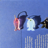 Blue Chalcedony Fish Charm