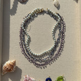 LUXE AMETHYST AND IOLITE BRIOLETTE NECKLACE