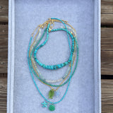 Green Quartz Large Fish Charm