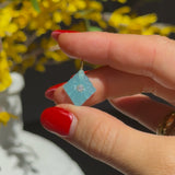Sky Blue Diamond Charm